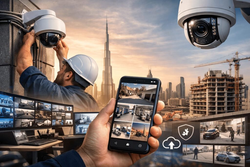 CCTV installation in the UAE